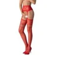 Strumpfhose offen (OUVERT Strumpfhose) Rot S030 von Passion-Exklusiv
