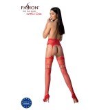 Strumpfhose offen (OUVERT Strumpfhose) Rot S030 von Passion-Exklusiv | Fesselliebe.de