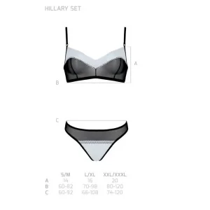 Hillary 2er Set Schwarz von Avanua