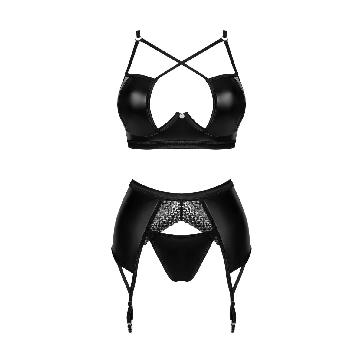 Norides 3er Set schwarz von Obsessive kaufen | Fesselliebe