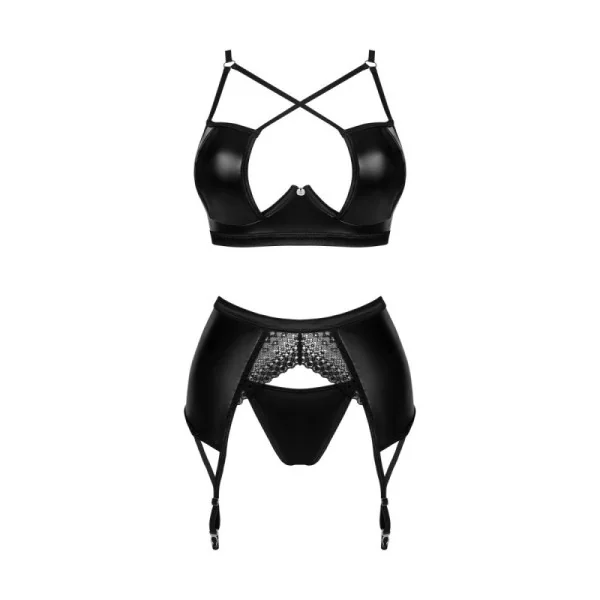 Norides 3er Set schwarz von Obsessive kaufen | Fesselliebe
