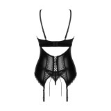 Norides Korsett & Tanga Schwarz von Obsessive | Fesselliebe.de