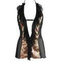 Babydoll & String Schwarz V-10409 von Axami