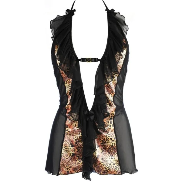 Babydoll & String schwarz V-10409 von Axami kaufen | Fesselliebe