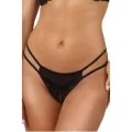String Ouvert Schwarz V-10698 von Axami