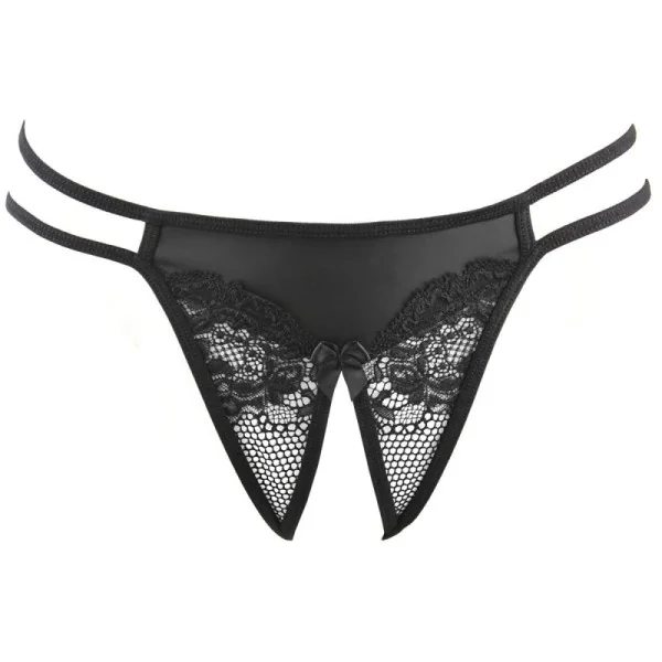 String Ouvert schwarz V-10698 von Axami kaufen | Fesselliebe