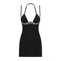 Selinne Chemise & Tanga Schwarz von Obsessive