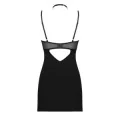 Selinne Chemise & Tanga Schwarz von Obsessive
