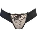 String Schwarz-Beige V-10528 von Axami