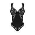 Donna Dream Offener Schritt Body Schwarz von Obsessive