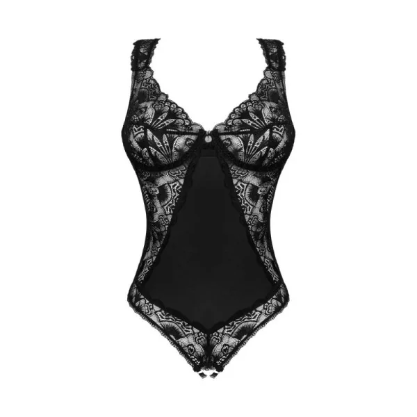 Donna Dream offener Schritt Body schwarz von Obsessive kaufen | Fesselliebe