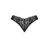 Donna Dream Offener Schritt Tanga Schwarz von Obsessive | Fesselliebe.de