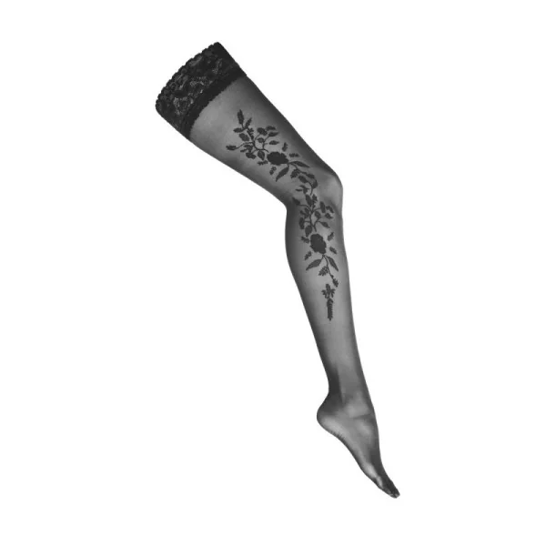 Halterlose schwarz 20den H024 von Kotek kaufen | Fesselliebe