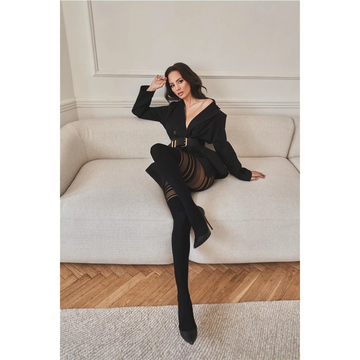 Strumpfhose schwarz 80den T010 von Kotek kaufen | Fesselliebe