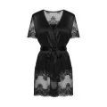 Maderris Peignoir Schwarz von Obsessive