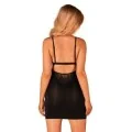 Maderris Chemise & Tanga Schwarz von Obsessive