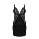 Maderris Chemise & Tanga Schwarz von Obsessive | Fesselliebe.de