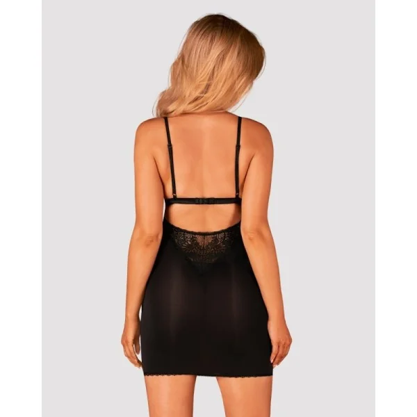 Maderris Chemise & Tanga schwarz von Obsessive kaufen | Fesselliebe