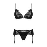 Maderris 3er Set Schwarz von Obsessive | Fesselliebe.de