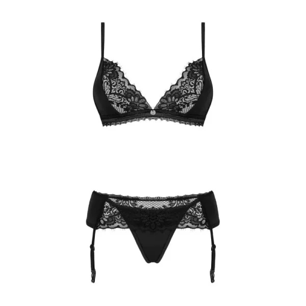 Maderris 3er Set schwarz von Obsessive kaufen | Fesselliebe