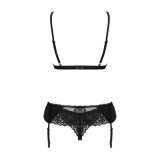 Maderris 3er Set Schwarz von Obsessive | Fesselliebe.de
