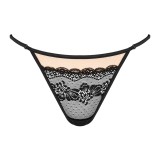 String Schwarz-Beige St001 von Kotek | Fesselliebe.de