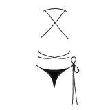 Cordellis Offener Schritt Body Schwarz von Obsessive | Fesselliebe.de