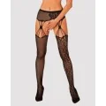 Garter Strümpfen S821 Schwarz von Obsessive