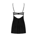 Serena Love Chemise & Tanga Schwarz von Obsessive