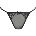 Babydoll & String Schwarz V-10399 von Axami