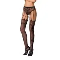 Strumpfhose offen (OUVERT Strumpfhose) Schwarz S016 von Passion-Exklusiv