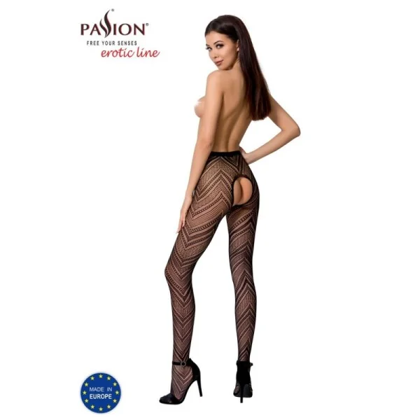 Strumpfhose offen (ouvert Strumpfhose) schwarz S010 von Passion-Exklusiv kaufen | Fesselliebe