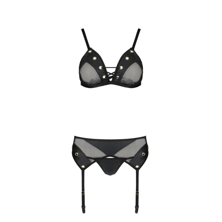 Nessy 3er Set Schwarz von Passion-Exklusiv | Fesselliebe.de