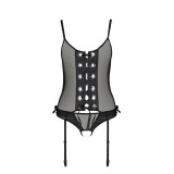 Nessy Korsett & Tanga Schwarz von Passion-Exklusiv | Fesselliebe.de