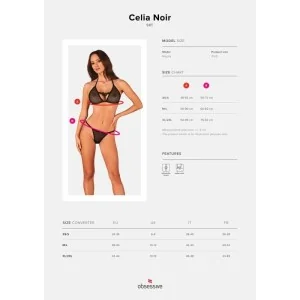 Celia Noir 2er Set Schwarz von Obsessive