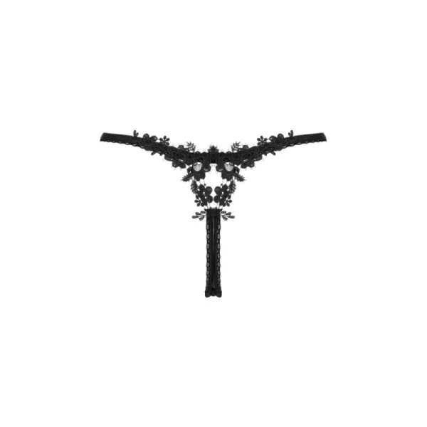 Celia Noir Tanga schwarz von Obsessive kaufen | Fesselliebe