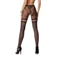 Strumpfhose offen (OUVERT Strumpfhose) Schwarz S015 von Passion-Exklusiv