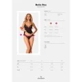 Bella Rou Top & Höschen Schwarz von Obsessive