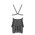 Deliena Chemise Schwarz von Passion-Exklusiv