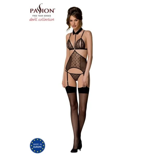 Dominica Korsett & Tanga schwarz von Passion-Exklusiv kaufen | Fesselliebe