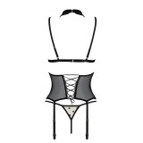 Dominica Korsett & Tanga Beige von Passion-Exklusiv | Fesselliebe.de