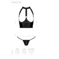 Genevia 2er Set mit offenem BH Schwarz von Passion-Exklusiv