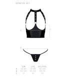 Genevia 2er Set mit offenem BH Schwarz von Passion-Exklusiv | Fesselliebe.de