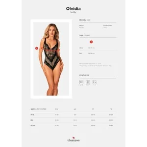 Olvidia Body Schwarz von Obsessive