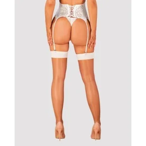 Strümpfe Weiss S814 von Obsessive