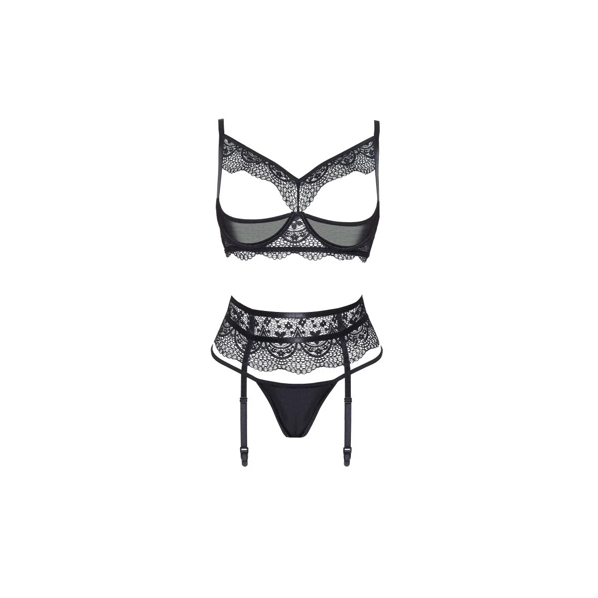 Chiara 3er Set schwarz von Beauty Night Fashion kaufen | Fesselliebe