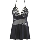 Babydoll & String Schwarz V-10479 von Axami | Fesselliebe.de