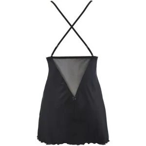 Babydoll & String Schwarz V-10479 von Axami