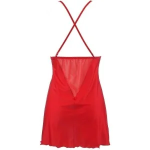 Babydoll & String Rot V-10469 von Axami