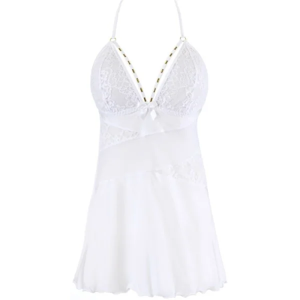 Babydoll & String weiß V-10459 von Axami kaufen | Fesselliebe